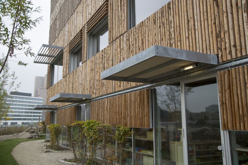 CS 38-SL Отказани системи и SlimLine 38 Prozori - Boarding school Children's Campus Zuidas налази се у Amsterdam, The Netherlands