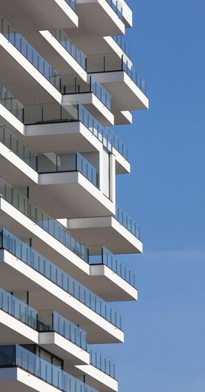 ConceptSystem 77 Prozori и ConceptWall 50 Fasade - Baelskaai 12 (Oosteroever) налази се у Oostende, Belgium