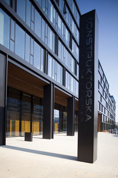 CW 50-HI Fasade - Business center Konstruktorska Business Centre налази се у Warsaw, Poland