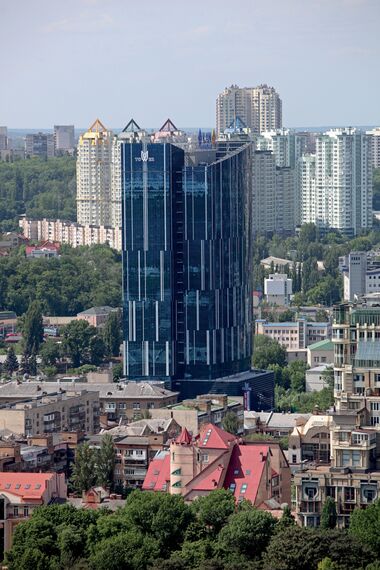 ConceptSystem 77 Vrata, ConceptWall 50 Fasade и ConceptSystem 77 Prozori - Business center 101 Tower налази се у Kiev, Ukraine