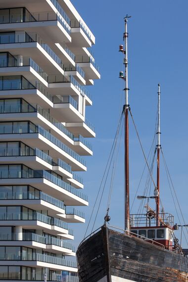 ConceptSystem 77 Prozori и ConceptWall 50 Fasade - Baelskaai 12 (Oosteroever) налази се у Oostende, Belgium