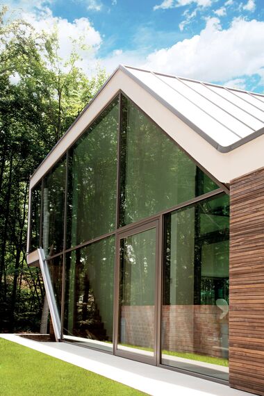 ConceptSystem 77 Prozori, ConceptSystem 77 Vrata, ConceptWall 50 Fasade, CS 86-HI (c) Отказани системи и CP 50 Klizni sistemi - Van Acker Sissau villa налази се у Loppem, Belgium