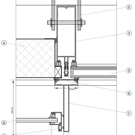 ConceptWall 50 Fasade и CS 86-HI (c) Отказани системи - Knowledge Centre ARhus налази се у Roeselare, Belgium