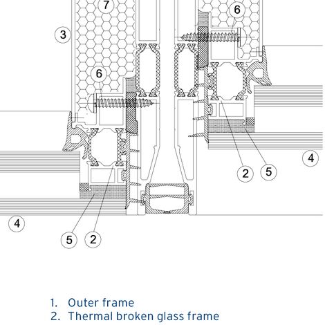 ConceptWall 86 Fasade - Office building Höfdatorg налази се у Reykjavik, Iceland