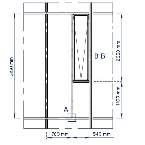 CW 50-HI Fasade - Business center Konstruktorska Business Centre налази се у Warsaw, Poland