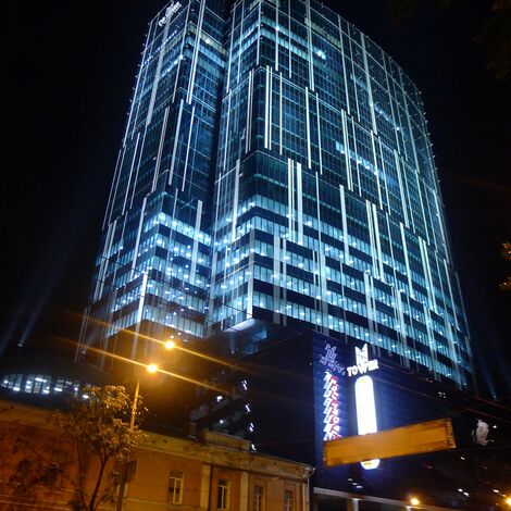 ConceptSystem 77 Vrata, ConceptWall 50 Fasade и ConceptSystem 77 Prozori - Business center 101 Tower налази се у Kiev, Ukraine