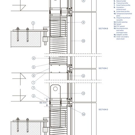 ConceptSystem 77 Prozori и CW 50-SL Fasade - Oruzheyniy налази се у Moscow, Russia