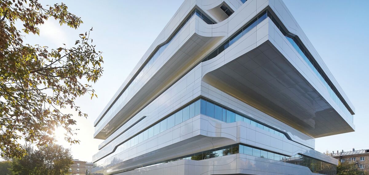 ConceptFolding 77 Klizni sistemi, ConceptSystem 77 Prozori и CW 50-SC Fasade - Office building Dominion Tower налази се у Moscow, Russia