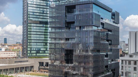 ConceptWall 60 Fasade, HiFinity Klizni sistemi и ConceptSystem 68 Vrata - Апартмански комплекс Now Bomonti налази се у Istanbul, Turkey