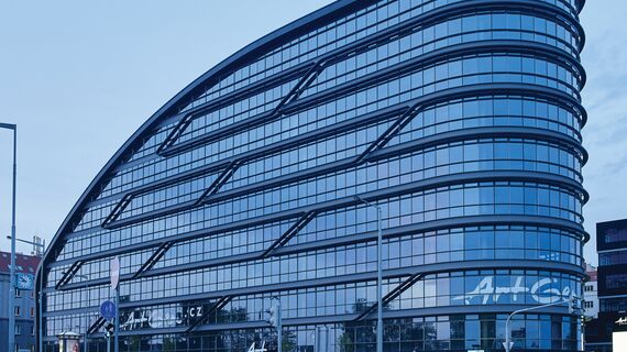 CS 86-HI (c) Отказани системи и ConceptWall 50 Fasade - Office building ArtGen налази се у Prague, Czech Republic